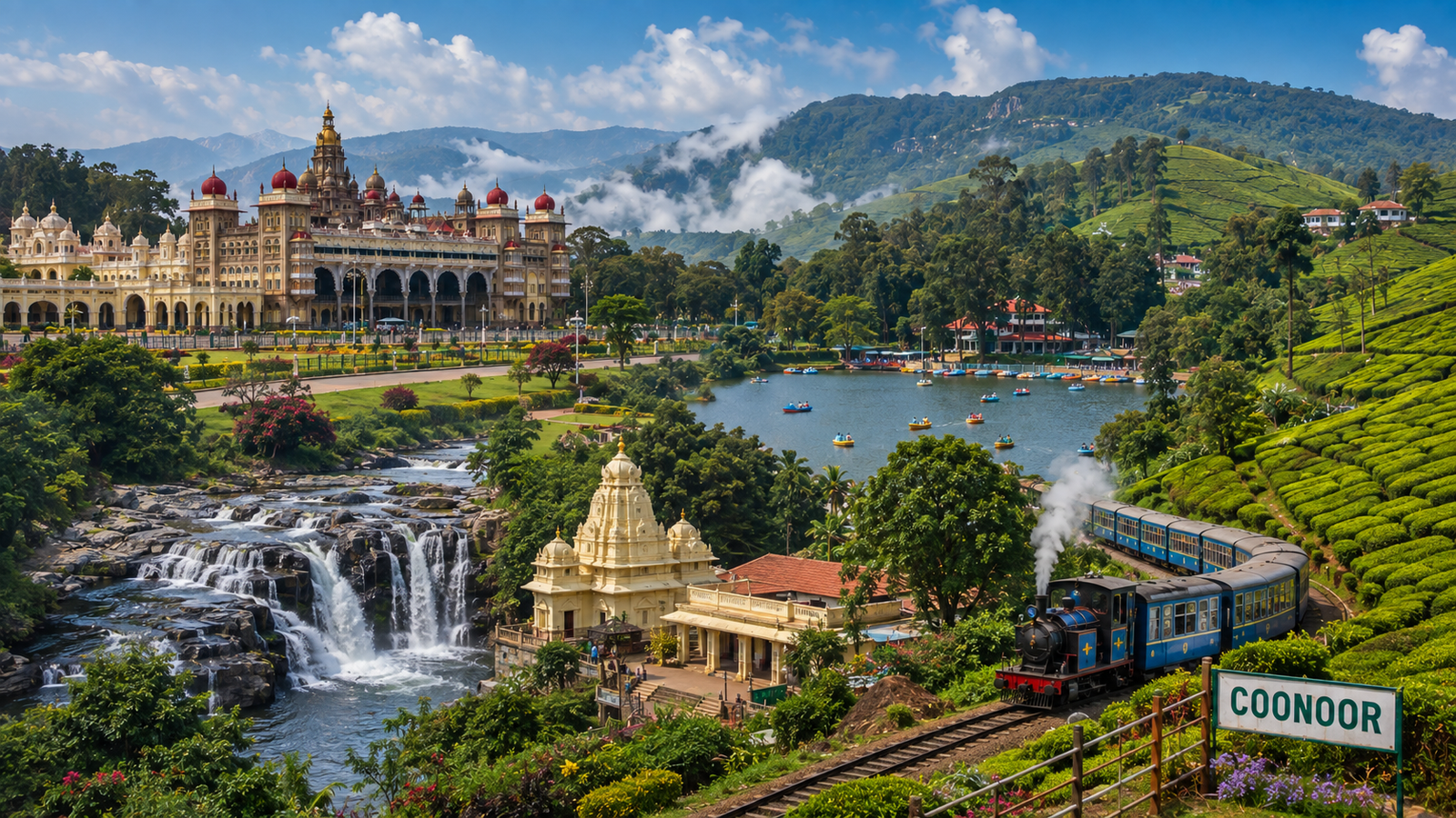 Ooty, Mysore & Coorg Tour Package